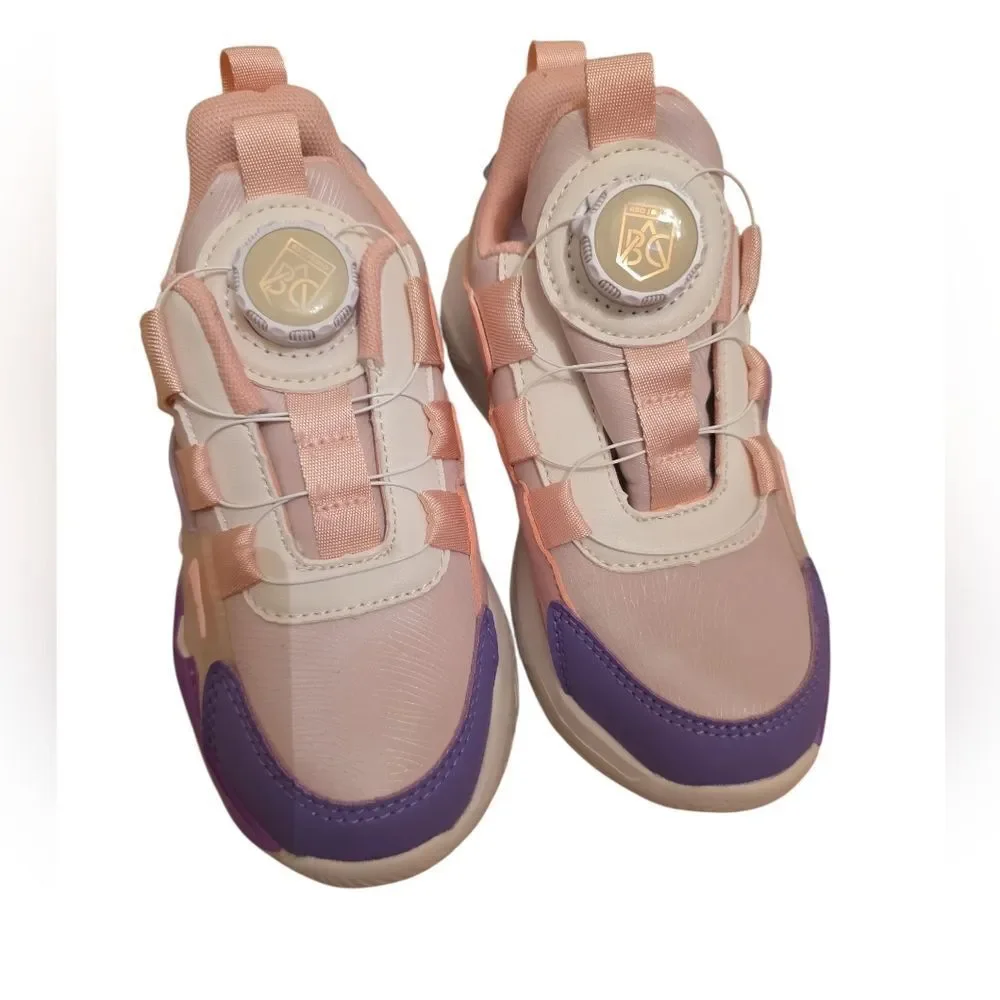 Stylish Pink and Purple Sneakers